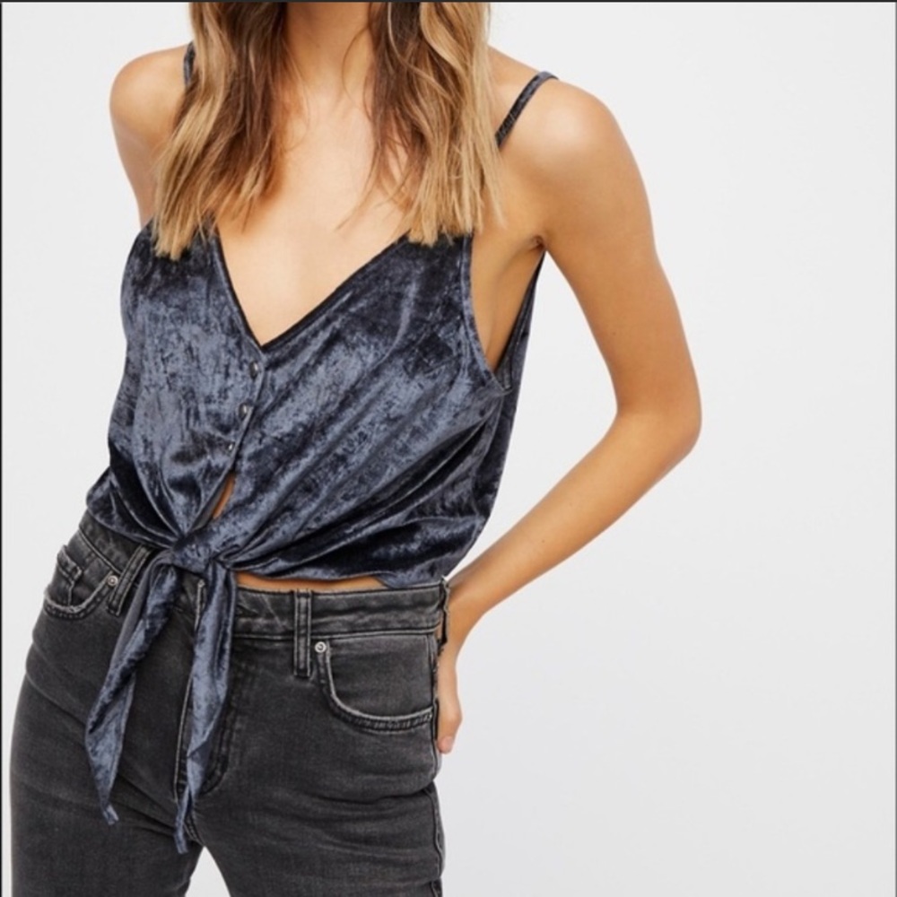Free People Two-tie for you tank top